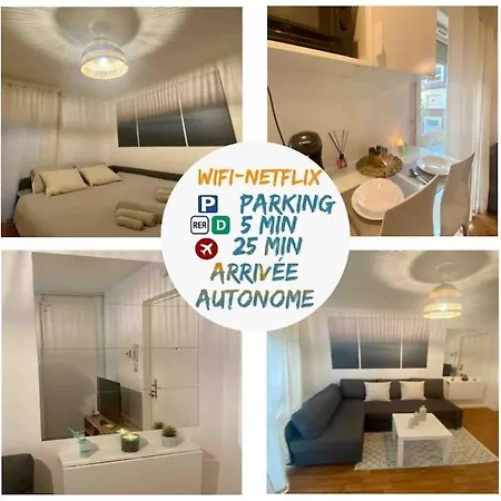 Superbe Appartement Cosy Et Calme Avec Un Parking Corbeil-Essonnes Exterior foto